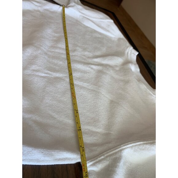 White Sweatshirt Pink Mini Heart Design Size XS Toddler Preowned - Picture 3 of 11